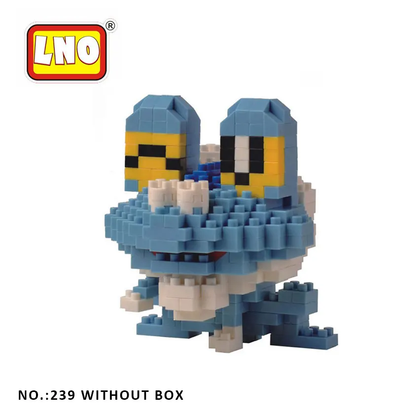 239 without box LNO строительные блоки, игрушки, аниме покебол, фигурки Пикачу, мини-блоки для детей и взрослых, строительные блоки, мини-карманные игрушки монстра для детей - Цвет: 239 without box