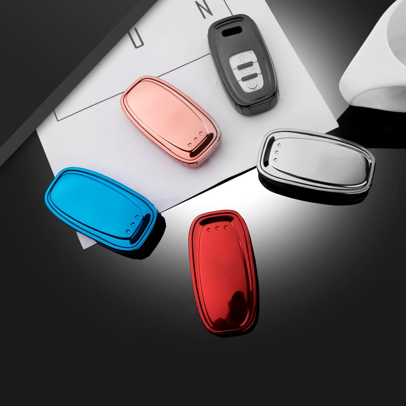 Мягкий водонепроницаемый чехол для ключа из ТПУ автомобиля Audi A1 A3 A4 A5 A6 A7 A8 Quattro Q3 Q5