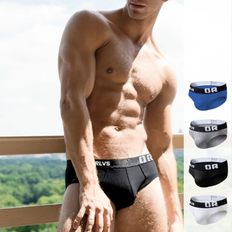 Нижнее белье сексуальное мужское нижнее однотонное Мужское мужские трусы