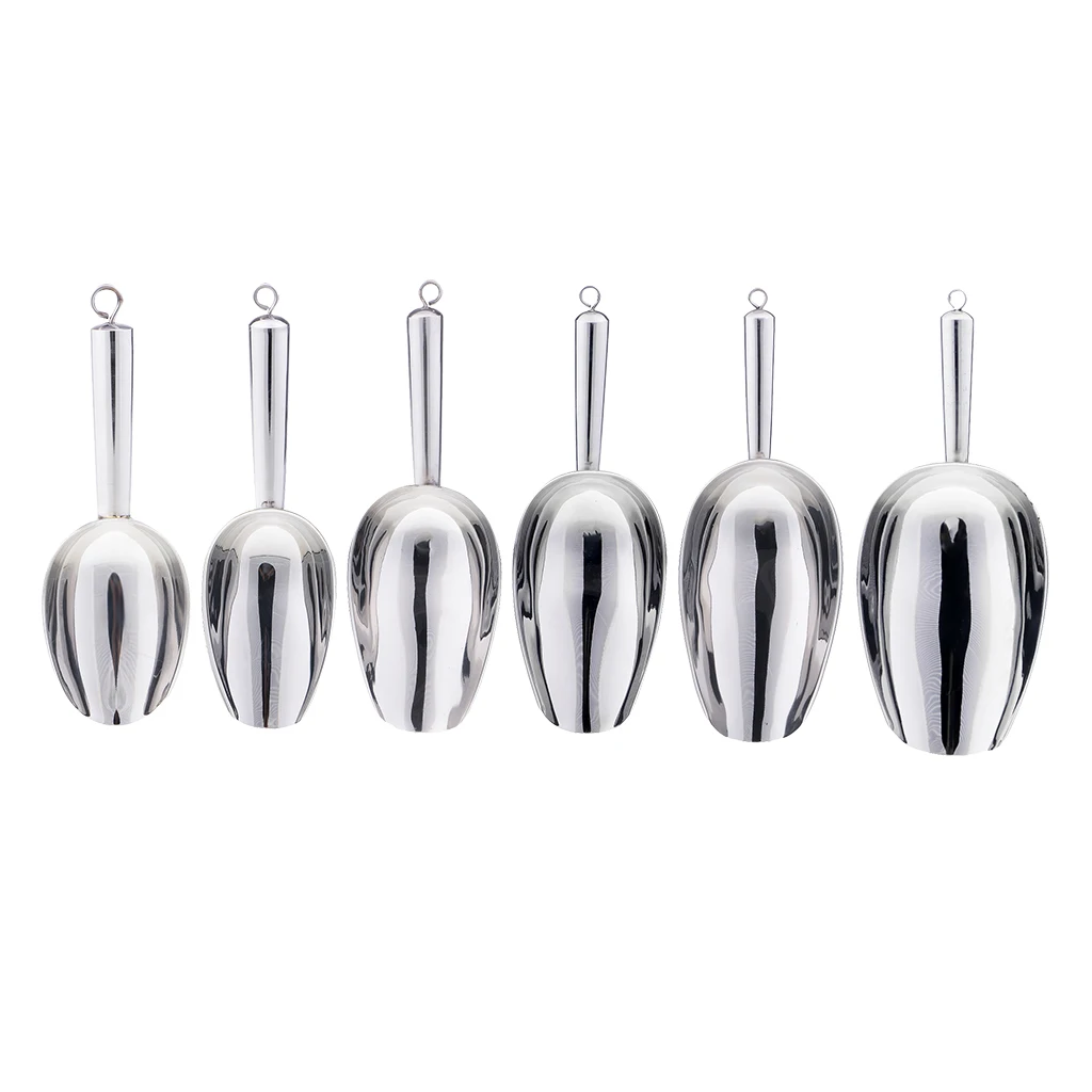 Нержавеющая Сталь Совок льда еда попкорн Бар Инструмент аксессуар|Подставки под