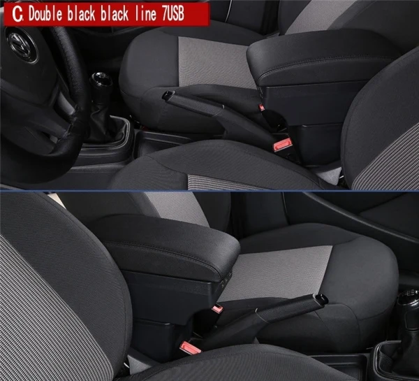 

Подлокотник для Suzuki SX4, подлокотник, подлокотник для автомобиля, центральная консоль, чехол для хранения, модифицированные аксессуары с USB-интерфейсом