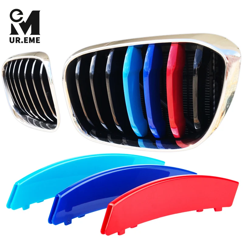 Наклейки на решетку радиатора бмв BMW E90 E60 F10 F20 F30 F34 G30 X1 E84 F48 X3 F25 X5 F15 16 X6 Series 1 3