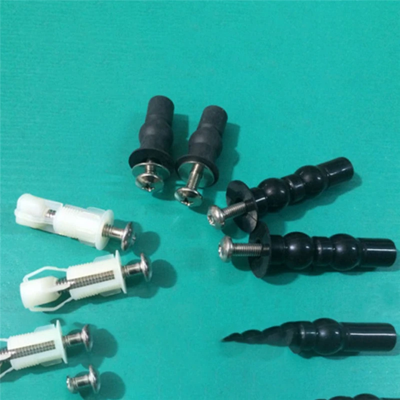 

2PCS Stainless Steel Top Fix Toilet Seat Screws Nut Cover Lid Pan Fixing WC Blind Hole Fitting Kits for Toilet Seat Hinges