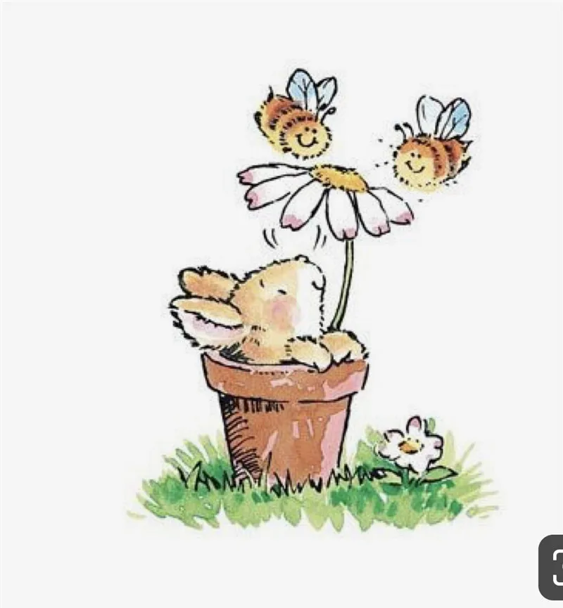 

Прозрачные силиконовые штампы в виде пчелы, 10 х8 дюймов