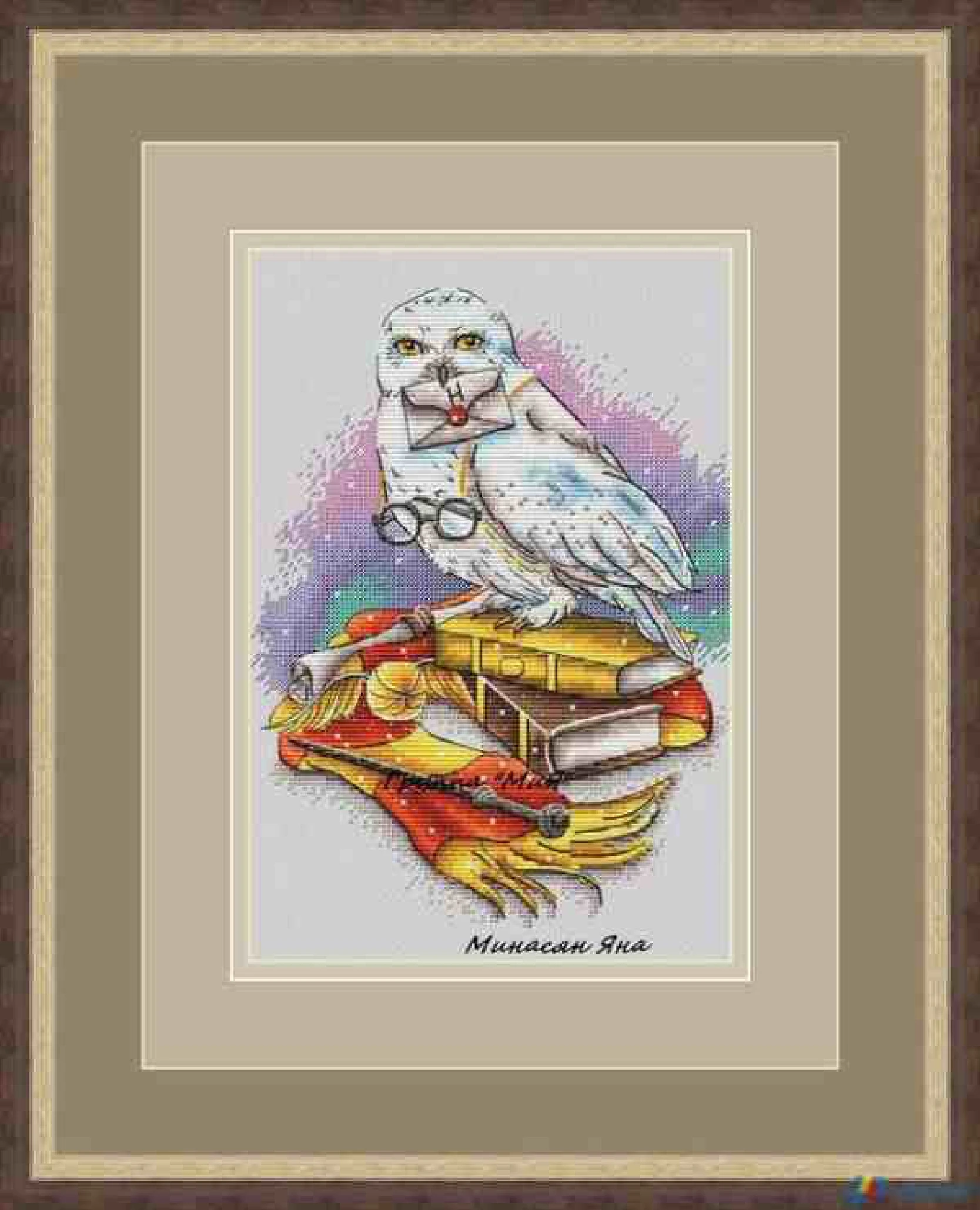 Набор для вышивки крестиком tt кролик и лиса с любовью хлопковые нитки животными