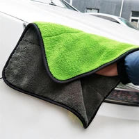 1pcs 45cmx38cm high quality plush microfiber car cleaning cloth car care microfibre wax polishing detailing towel cleaning tools