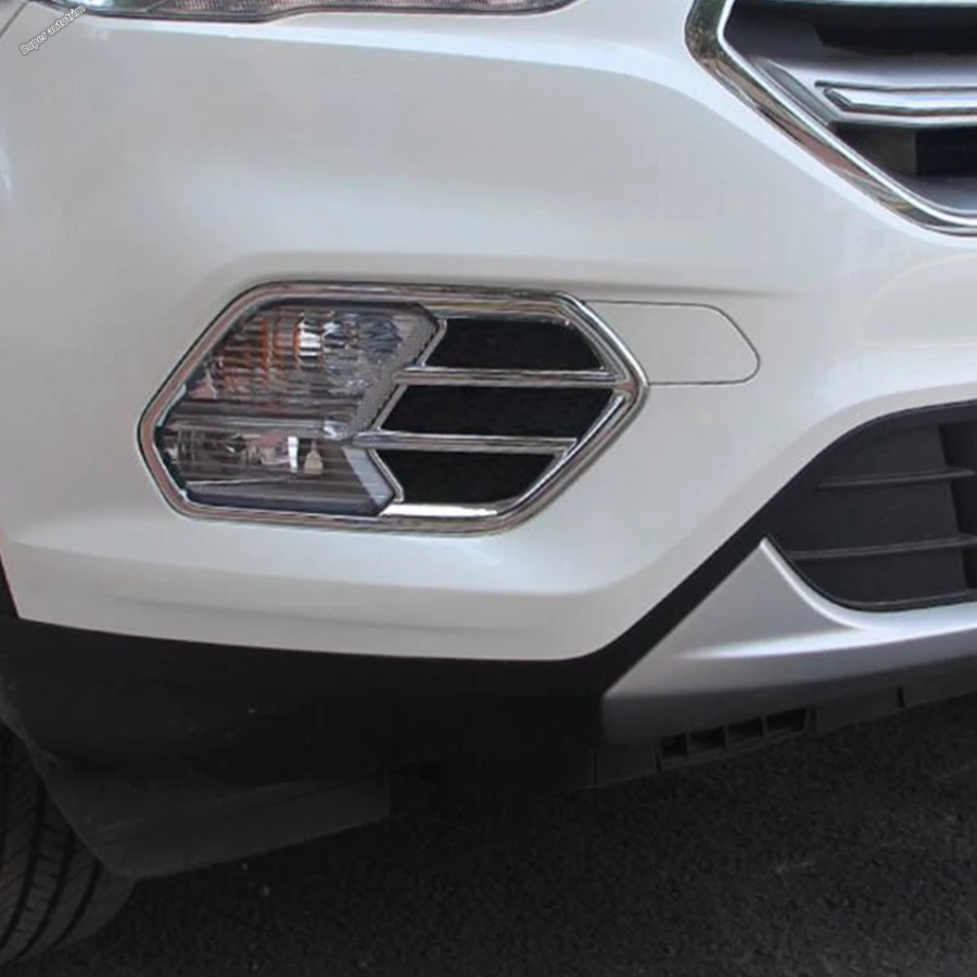 Аксессуары Lapetus подходят для Ford Kuga / Escape 2017 2018 2019 хромированный передний бампер