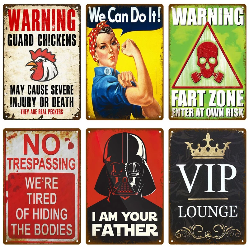 

Предупреждение ный жестяной знак для ВИП-магазина, задние плакаты, металлическая табличка, металлические винтажные декоративные аксессуар...