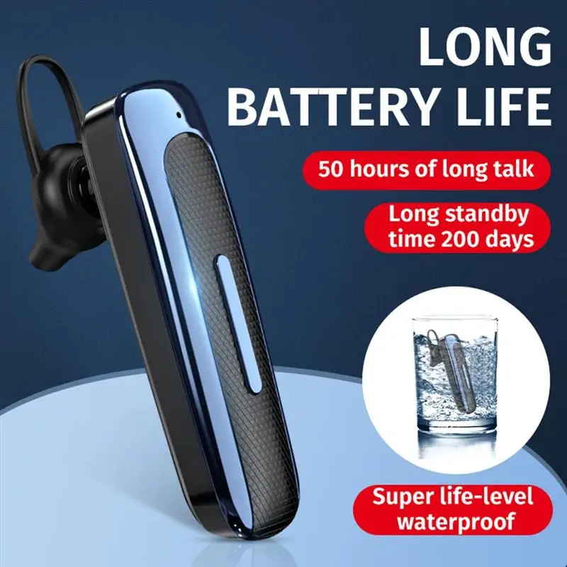 Беспроводные Bluetooth наушники вкладыши 5 0 одиночные невидимые мини гарнитура для