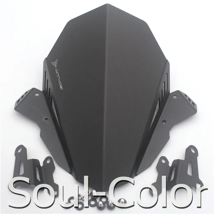 Мотоциклетный алюминиевый комплект дефлектор ветрового стекла для подходит MT 09