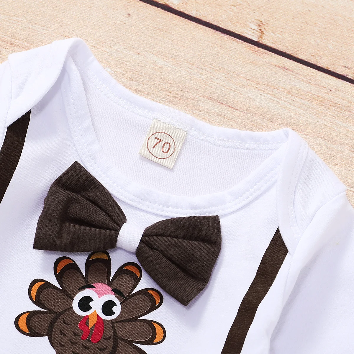 Комплект детской одежды из 3 предметов с цветочным принтом комбинезон длинными