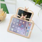 Чехол для iPad Mini 123, 4, 5, Air 1, 2, 3, 4, чехол с рождественским медведем для 2020 ipad 7, 8, 10,2, 11, 9,7 дюймов 2019, 2018, силиконовый