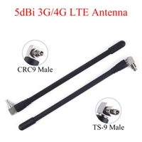 2pcs 5dbi 3g4g lte wifi antenna 800mhz 2700mhz ts9crc9 male indoor antenna for router modem fit huawei e8372 e5572 e5573 e5572