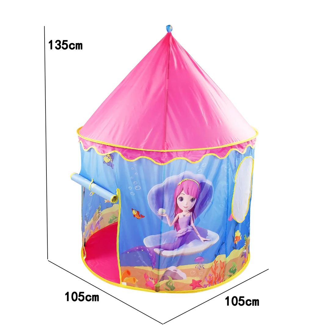 Детская палатка монгольская юрта мультяшная Русалка Океанский космический