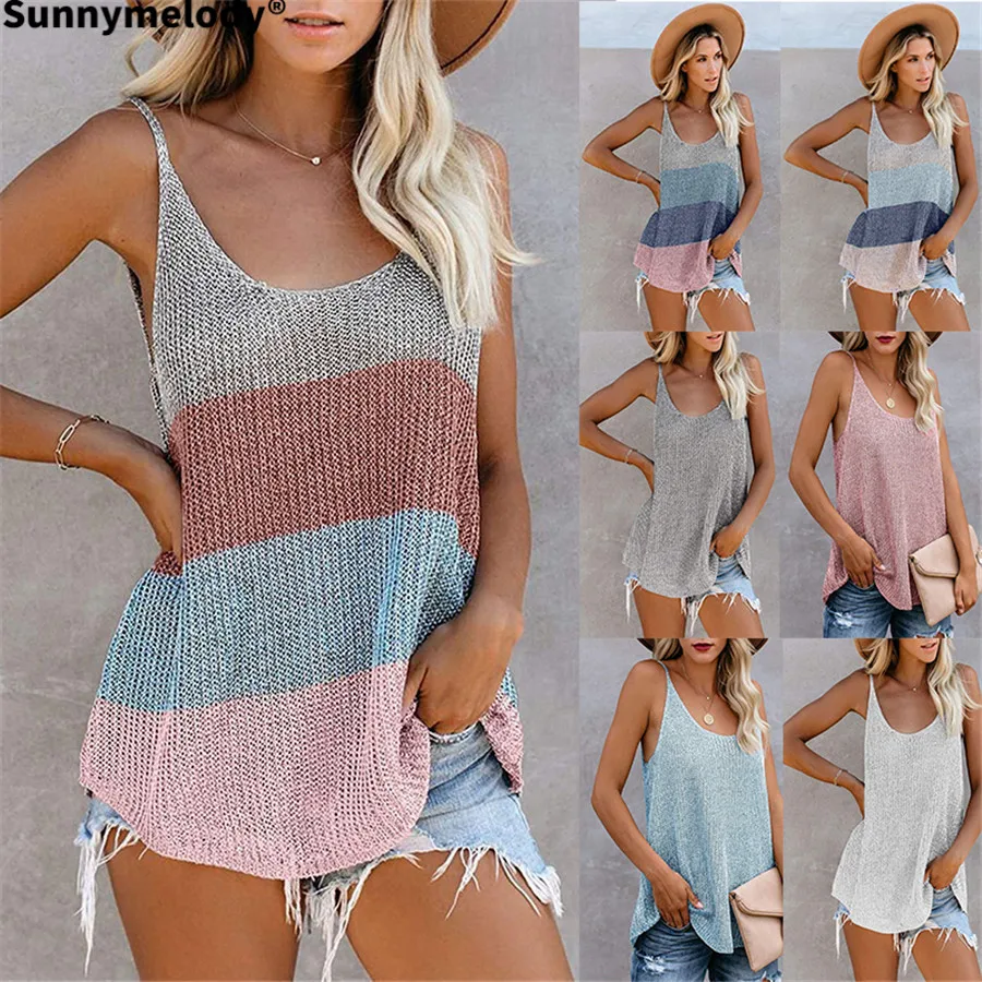 Женские пикантные Топы 2020 свитер рубашки Повседневная Свободная майка без