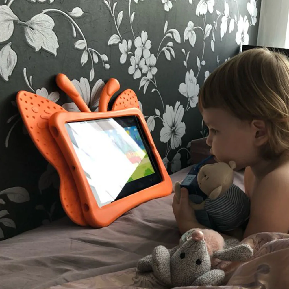 Чехол для ipad air /Air 2 / pro 9 7 чехол из ЭВА с рисунком бабочки и подставкой силиконовый