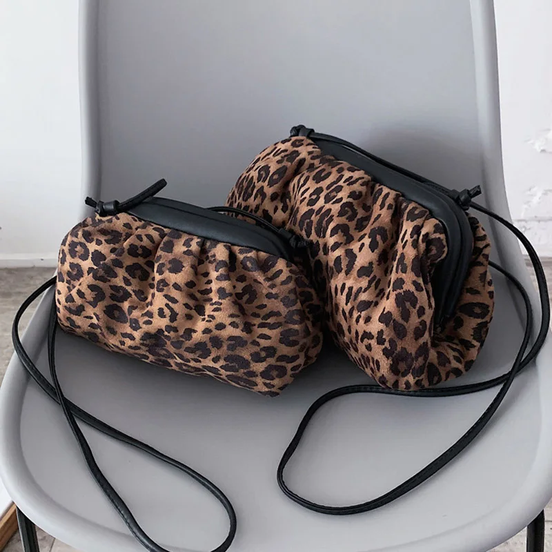 Леопардовые женские сумки на плечо новинка 2020 модная женская сумка мессенджер