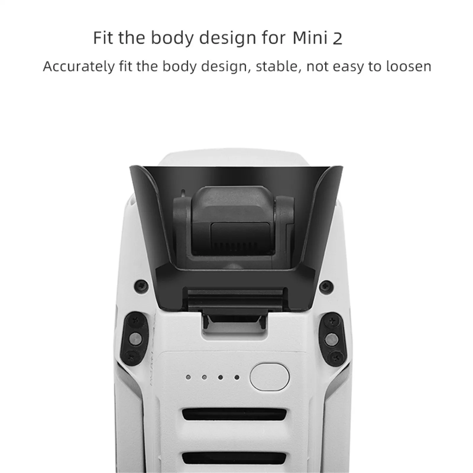 

For Dji Mavic Mini 2 Drone Anti-glare Lens Hood Gimbal Protective Shade Cover Drone Accessories Easy To Install Abs Shade Cover