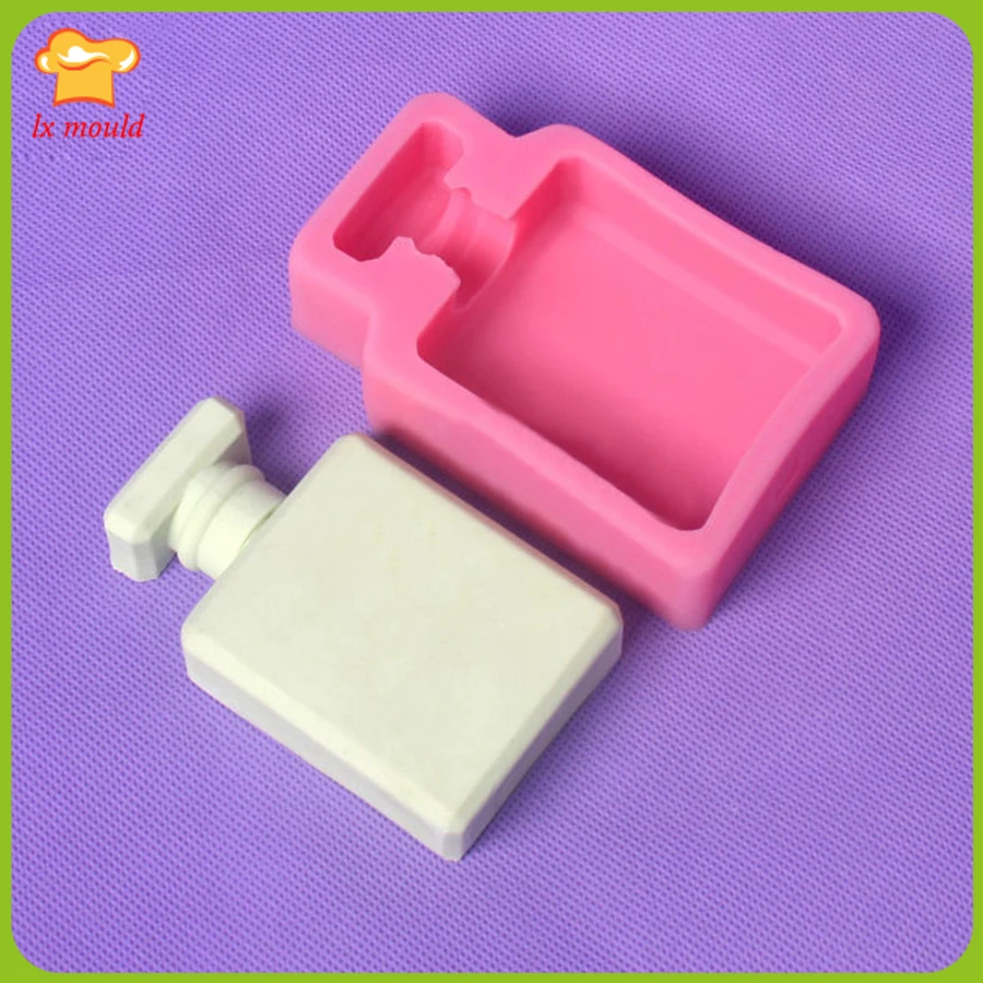 2D духи бутылка украшение для тортов конфеты формы diy силиконовые формы для выпечки Жидкая силиконовая форма для мыла