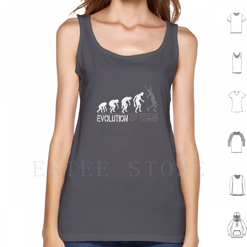 

Evolution Of Tennis Funny Player Gift Tank Tops Vest Cotton Evolution Of Tennis Player Tennis Evolution Tennis Player Tennis