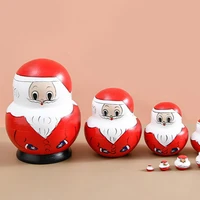 lightweight delicate matryoshka santa claus toys for storing jewels