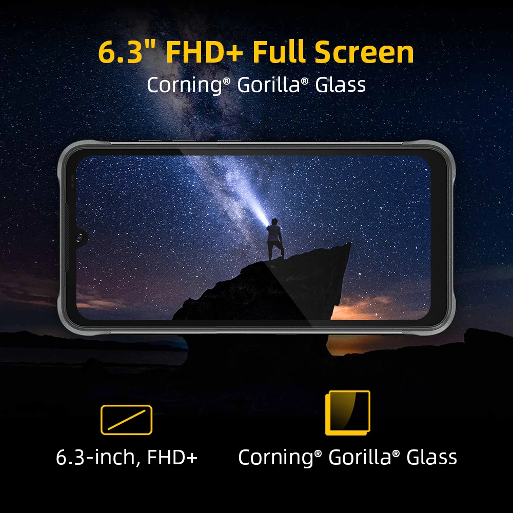 Смартфон BISON Pro 4 ГБ/8 ГБ 128 IP68/IP69K Helio G80 NFC камера 48 МП экран 6 3 дюйма FHD + 5000 мАч |