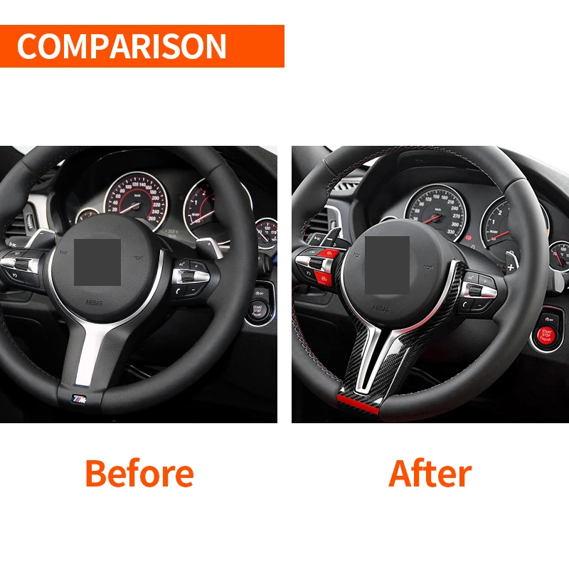 Купить Основание рулевого колеса из углеродного волокна для BMW F20 F30 F10 F12 X5 F15 X6 F16 M2 M3 M4 M5 M6 F80F82 X5M X6M