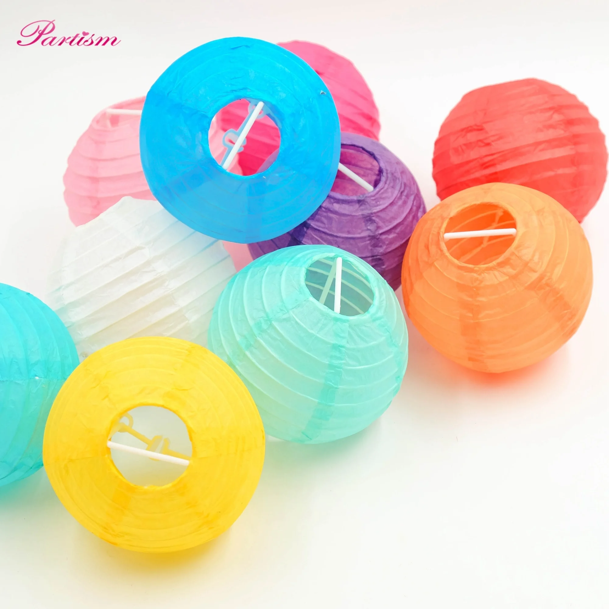 

1PCS 8Inch (20cm) Colorful Paper Lantern Ball Round Hanging Lamp For Wedding Home Birthday Party Decoration Garden DIY Supplies
