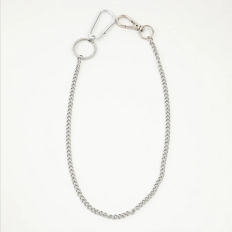 Длинные брюки хипстерские брелки в стиле панк стрит с большим кольцом для ключей