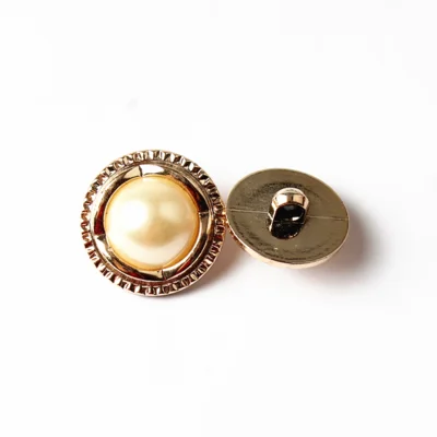 10PCS21MM Красивая жемчужная металлическая кнопка для пальто Скрапбукинг пошив одежды аксессуары для одежды DIY ремесла - Цвет: S