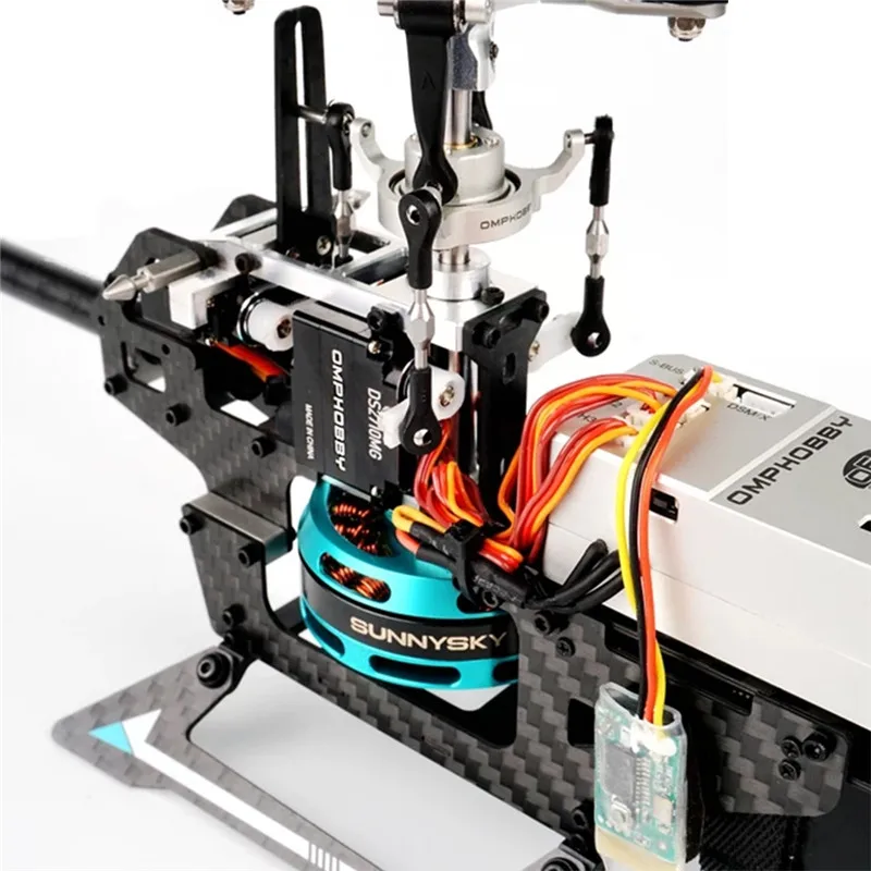 OMPHOBBY M2 6CH 3D бесщеточный двойной двигатель RC вертолет BNF с 4 в 1 летным