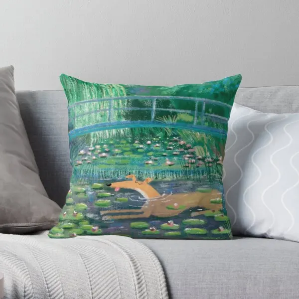 

Greympressionism Printing Throw Pillow Cover Car Wedding Office Decorative Soft Bed Square Anime Home Sofa Pillows not include