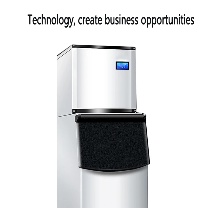 Коммерческая льдогенератор 500 кг/24 ч автоматическая 140 кг для хранения бара