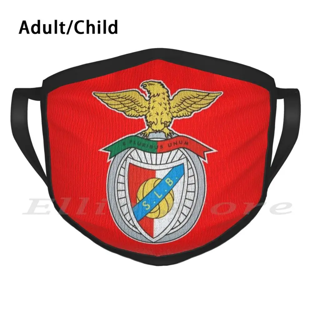 

Моющаяся противопылевая маска-шарф Benfica с принтом, 1904 глористо, Португалия, Slb