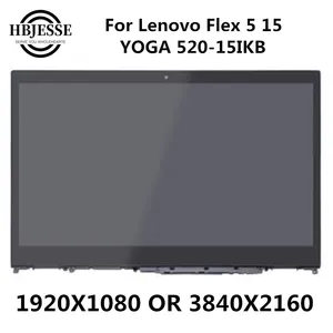 15 6 lcd display touch screen digitizer panel assembly for lenovo flex 5 15 yoga 520 15 yoga 520 15ikb 80x9 80xb 80ca 81ca free global shipping