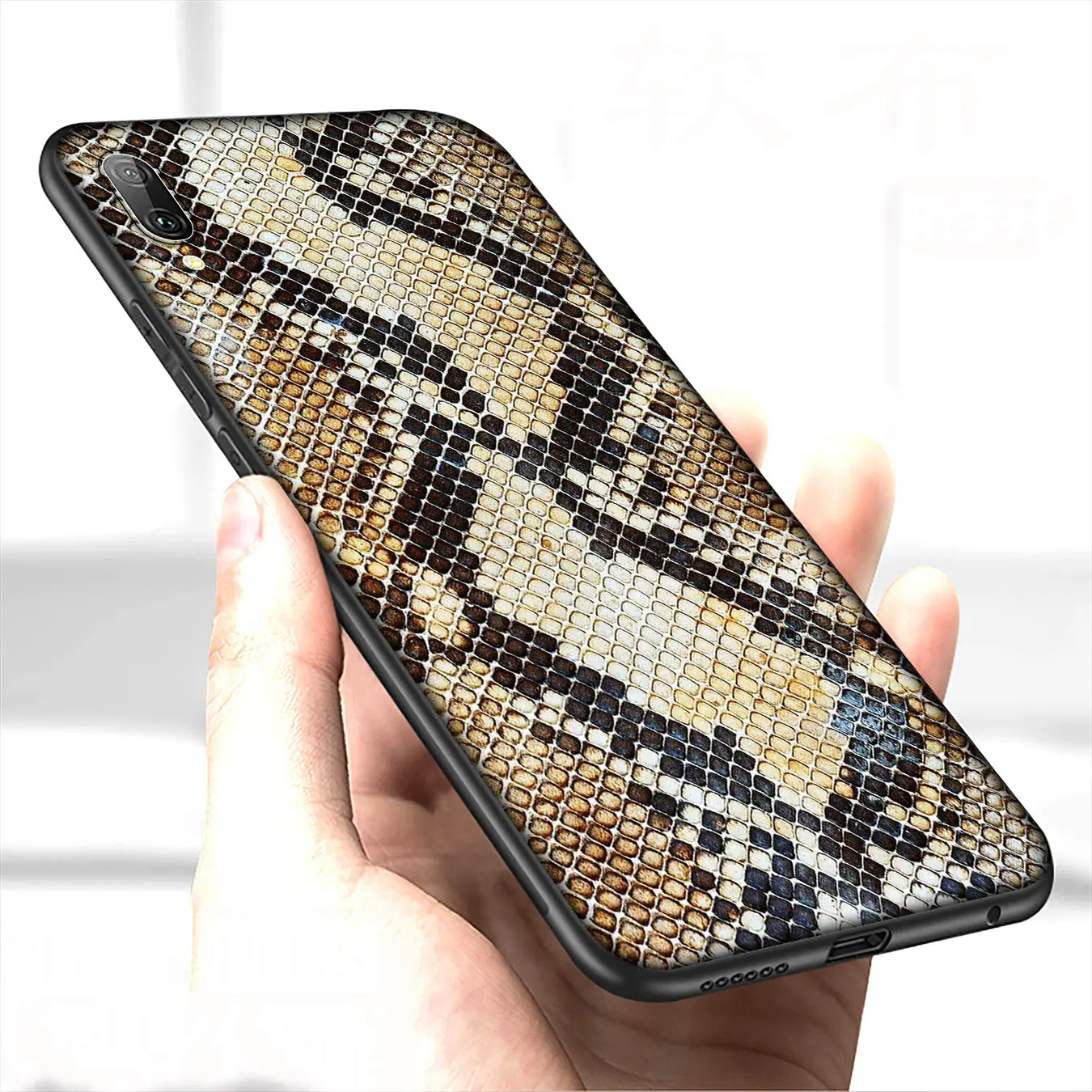 Змеиная Кожа DIY леопардовый рисунок мягкий силиконовый чехол для телефона huawei P30 P20 Pro P10 P9 Lite Mini чехол P Smart Z