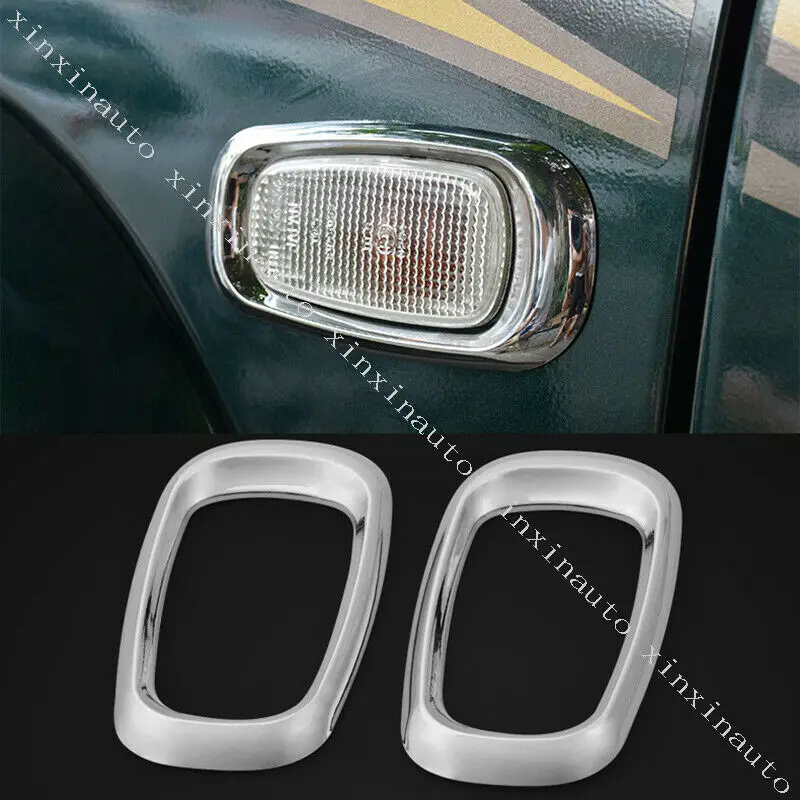 

Fit For Toyota Land Cruiser Prado FJ120 2003-2009 Car ABS Side Signal Light Molding Trim Cover Moulding Styling Accessories 2PCS