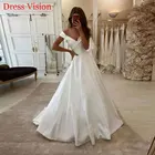 Женское свадебное платье It's yiiya, белое платье в стиле бохо с открытыми плечами на шнуровке на весну 2021