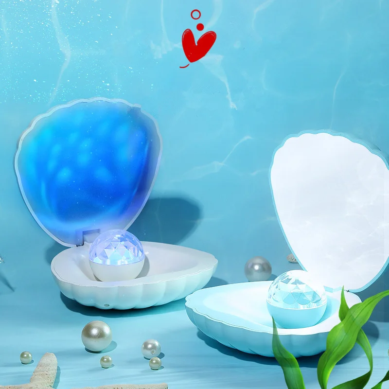 Проектор океанских волн Ночной светильник лампа с Bluetooth динамиком 8 режимов