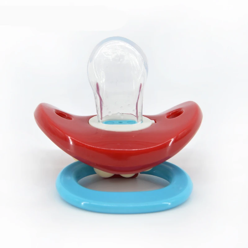 

Silicone Funny Nipple Dummy Baby Soother Joke Prank Toddler Pacy Orthodontic Nipples Teether Baby Pacifier Christmas Gift