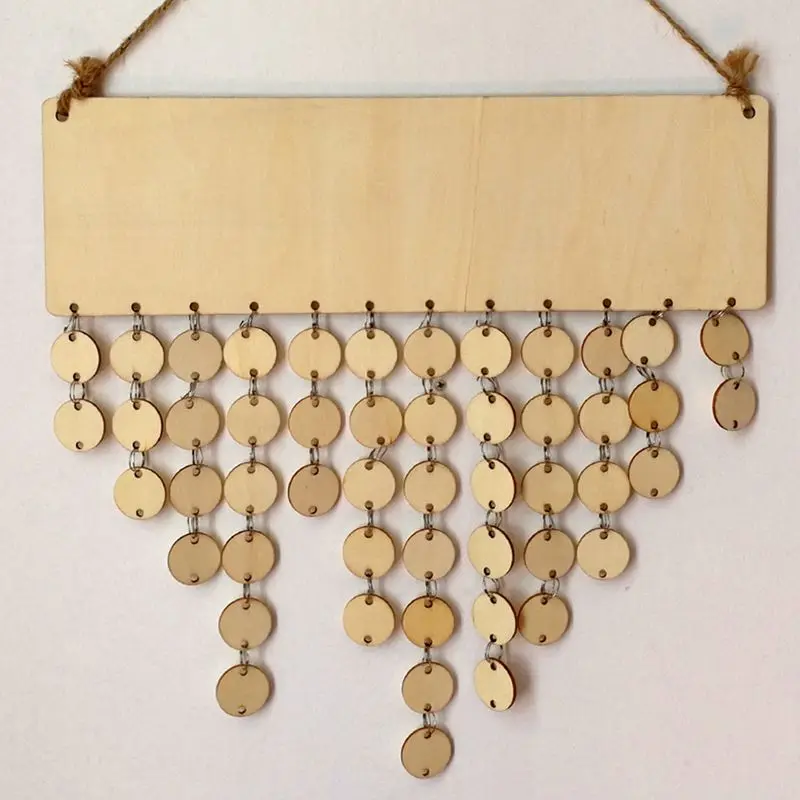 Деревянная доска с календарем на день рождения DIY знак специальная датами для