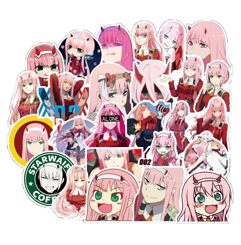 50 шт./компл. аниме DARLING In The FRANXX наклейка s для мотоцикла багажа ноутбука