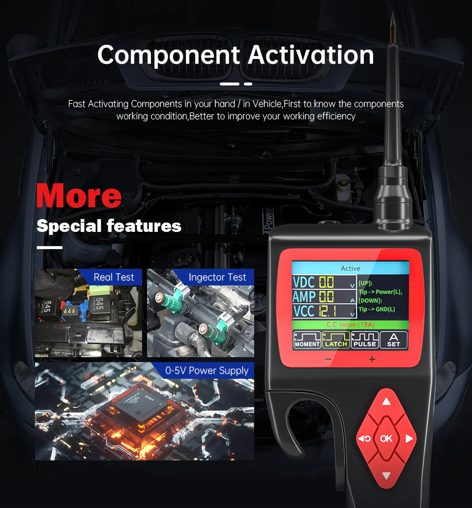 JDIAG P200 умный крюк мощный зонд obd2 новое поколение Интеллектуального анализатора