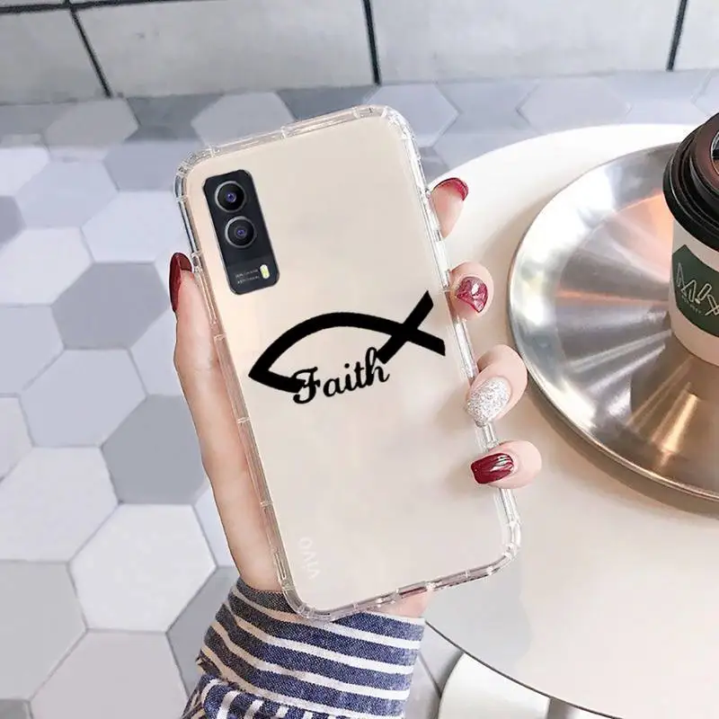 

Faith Christian Religious Jesus Phone Case Transparent For vivo iqoo 93 9 97 7 3 6 5 1 11 81 85 73 75 71 v y z s x pro