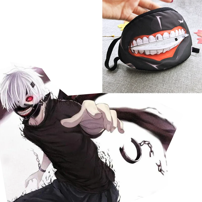 Аниме Токийский Гуль канеки Кен маска для лица Косплей пылезащитные маски на