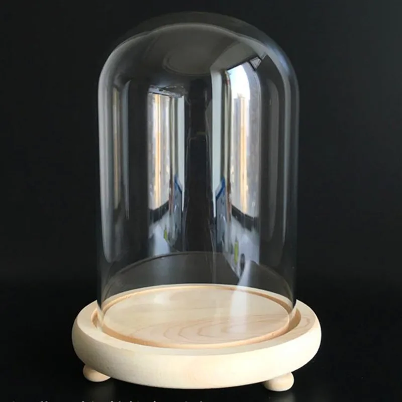 Бесплатная доставка диаметр = 12 см стеклянная купольная ваза разной высоты