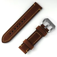 crazy horse genuine leather watchbands bracelet black brown gray cowhide watch strap men women18 20mm 22mm 24mm watch band