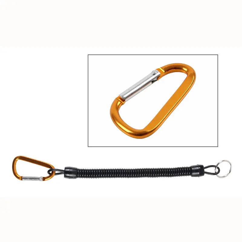 

Safety Lanyard Sling Elastic Secure Spring Retention Rope Sling Wire Lock