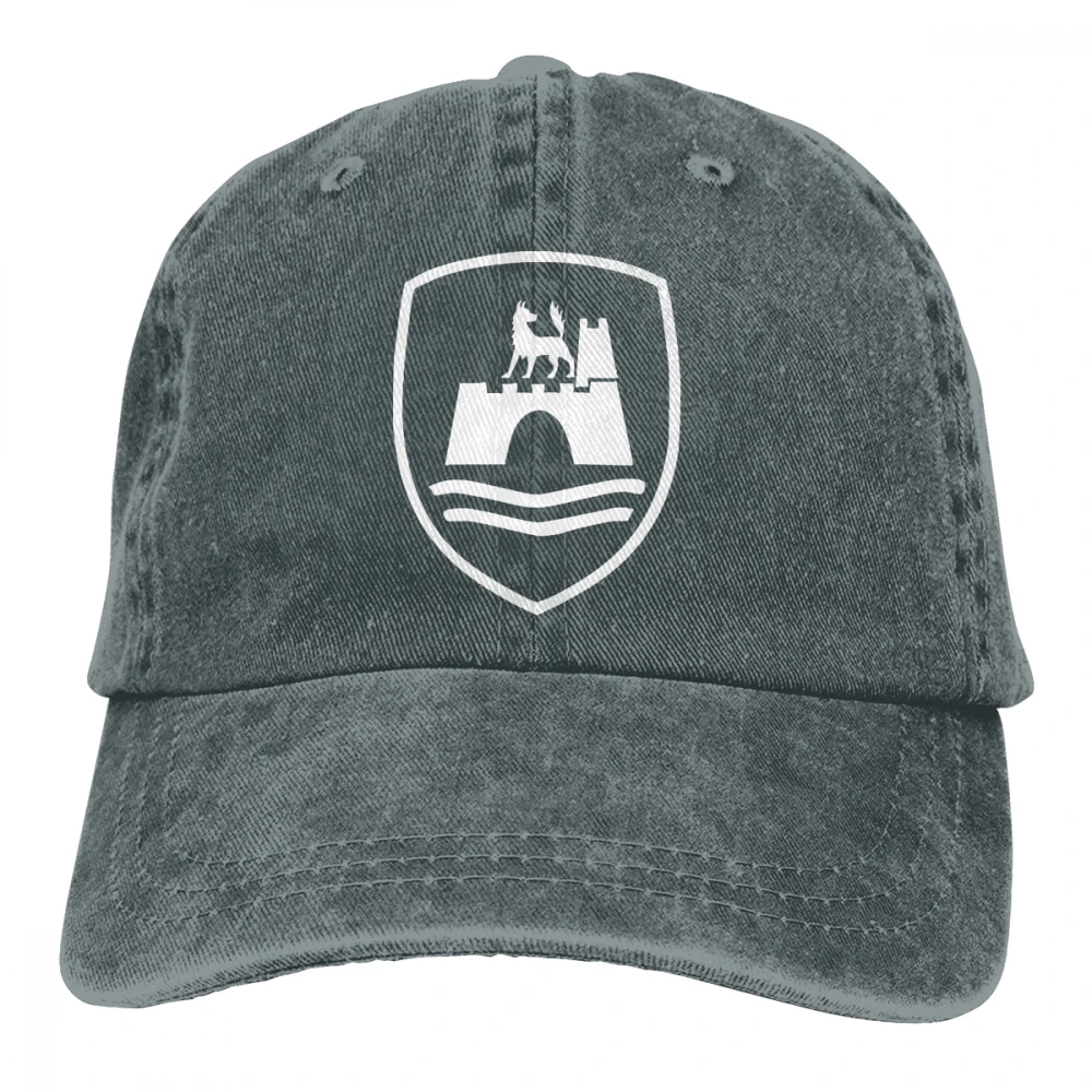 Вольфсбург Casquette черные унисекс Мужские Женские джинсовые бейсболка с ремешком