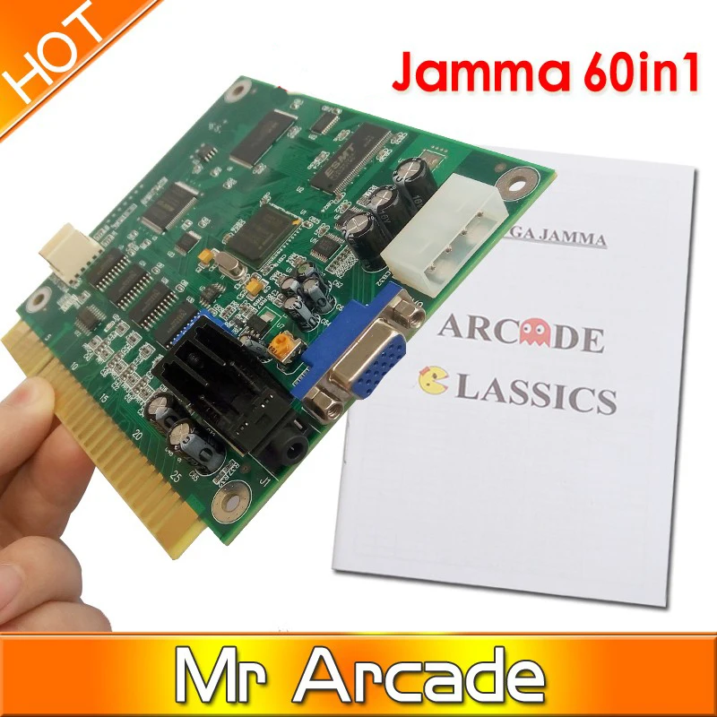2020 новая классическая печатная плата Jamma 60 в 1 для коктейльной аркадной машины или